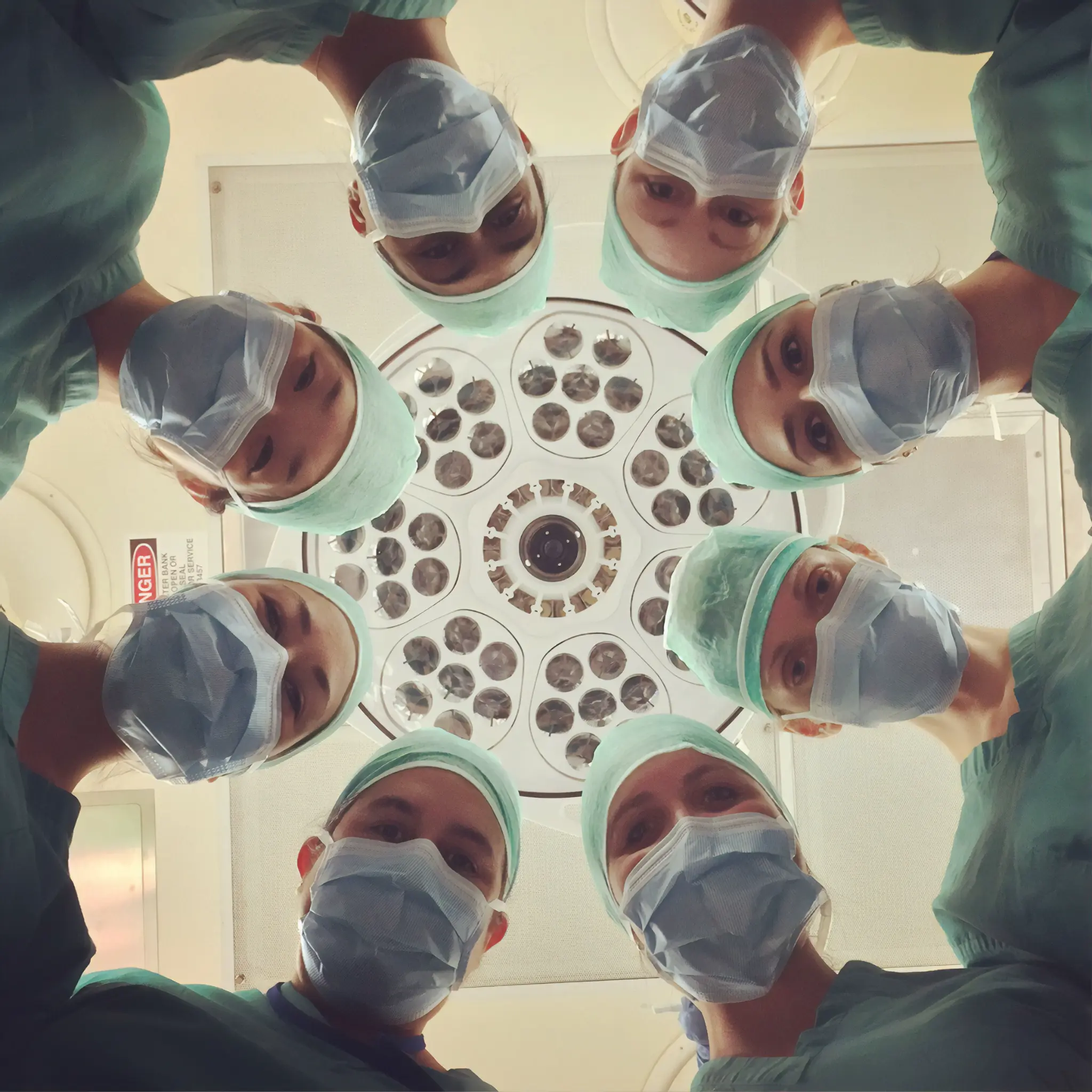 Surgeons in operating room